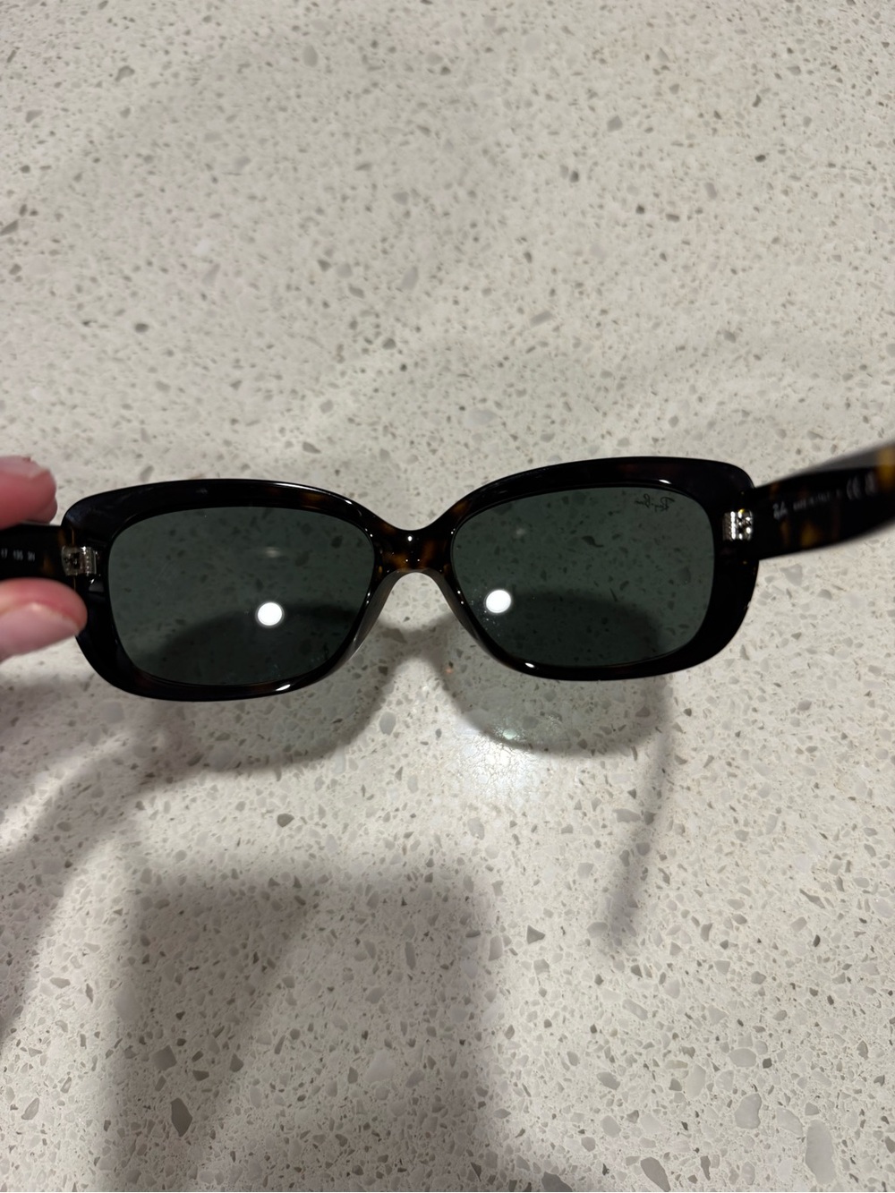 Ray-Ban | JACKIE OHH | Polished Light Havana Frame | worn once, like new - Picture 5 of 8